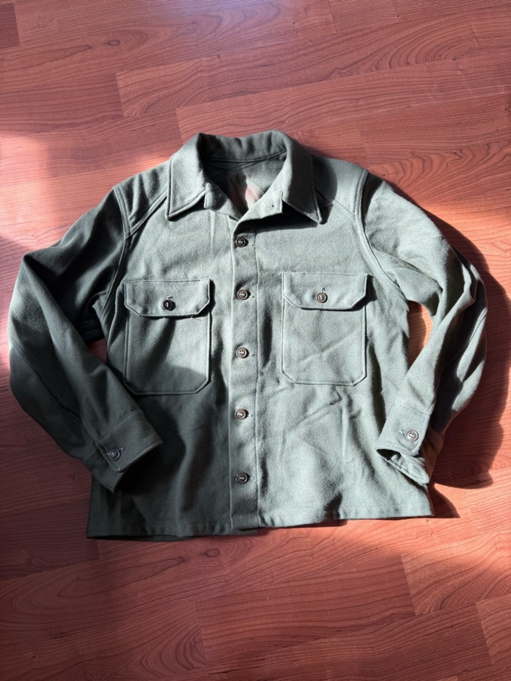 Men's Olive Green Utility Jacket